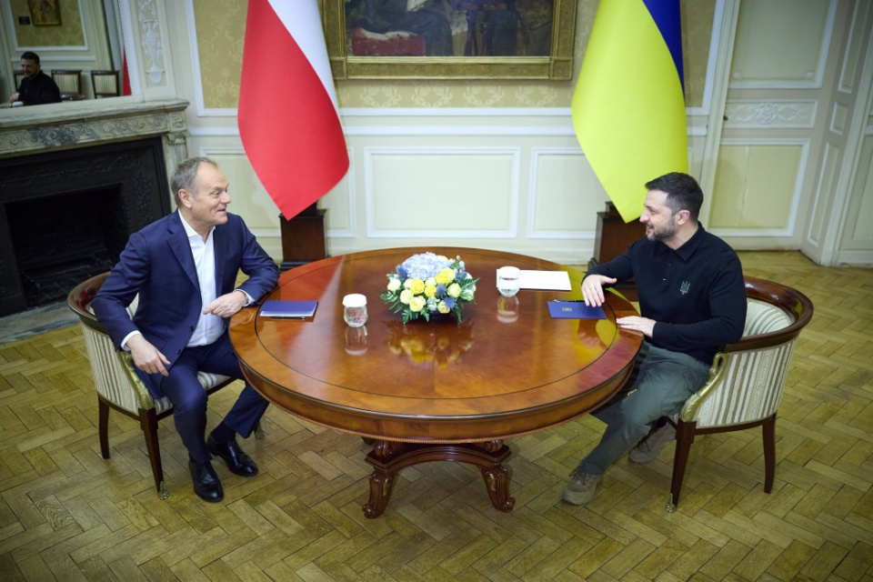 У Львові Зеленський зустрівся та провів переговори з Туском (фото Офіс Презилента України)