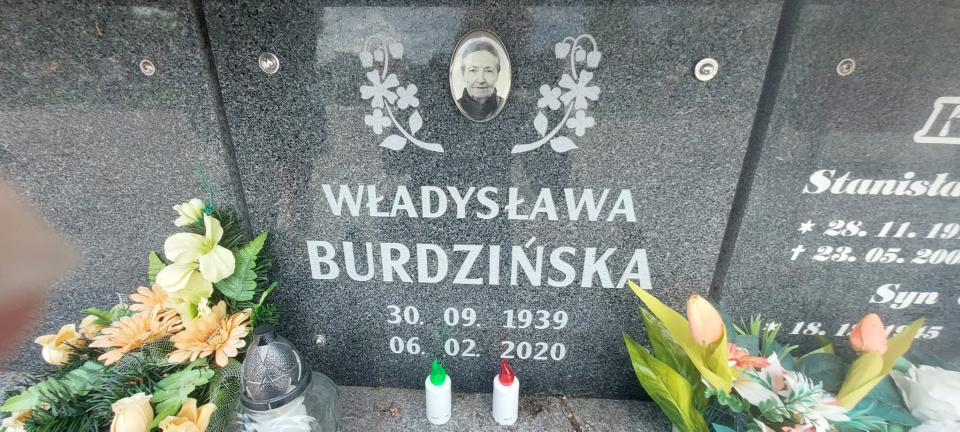 Mogiła Władysławy Burdzińskiej na opolskim cmentarzu [fot. Agnieszka Stefaniak]