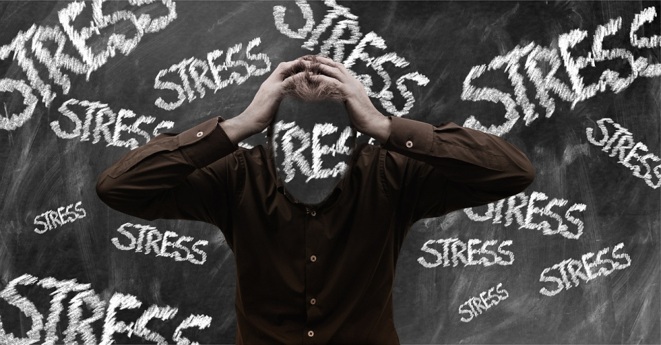 W audycji "Wszysko o literaturze" z ks. prof. Dariuszem Krokiem z UO rozmawiamy o książce "Chorzy ze stresu 2. Problemy psychosomatyczne", którą napisała Ewa Kempisty-Jeznach [fot. https://pixabay.com/pl/photos/stres-wypali%C4%87-si%C4%99-facet-osoba-3853