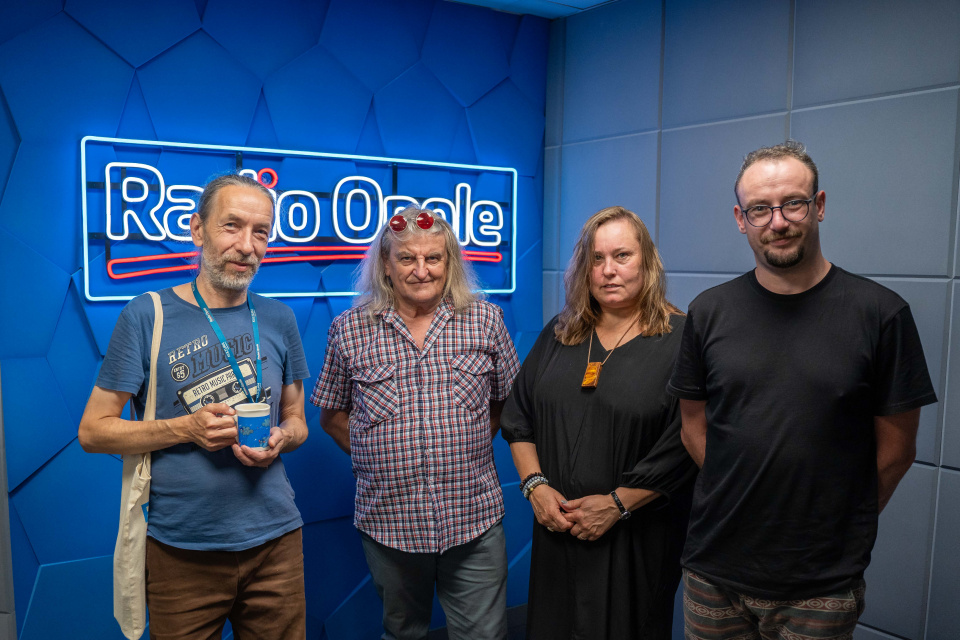 Witold Sułek, Jerzy Fryckowski, Ada Jarosz, Mateusz, Brucki [fot. Radio Opole]