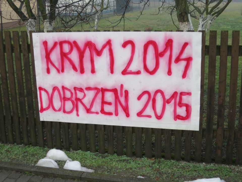 Dobrzeń Wielki protestuje [ foto: Bogusław Kalisz ]