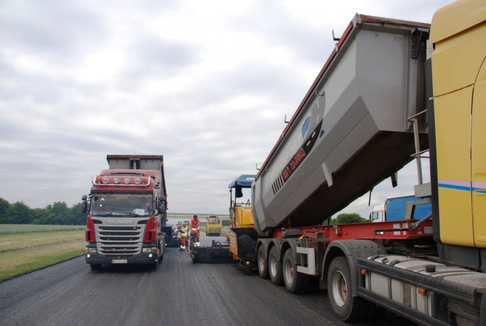 Remont autostrady [ foto: GDDKiA w Opolu ]