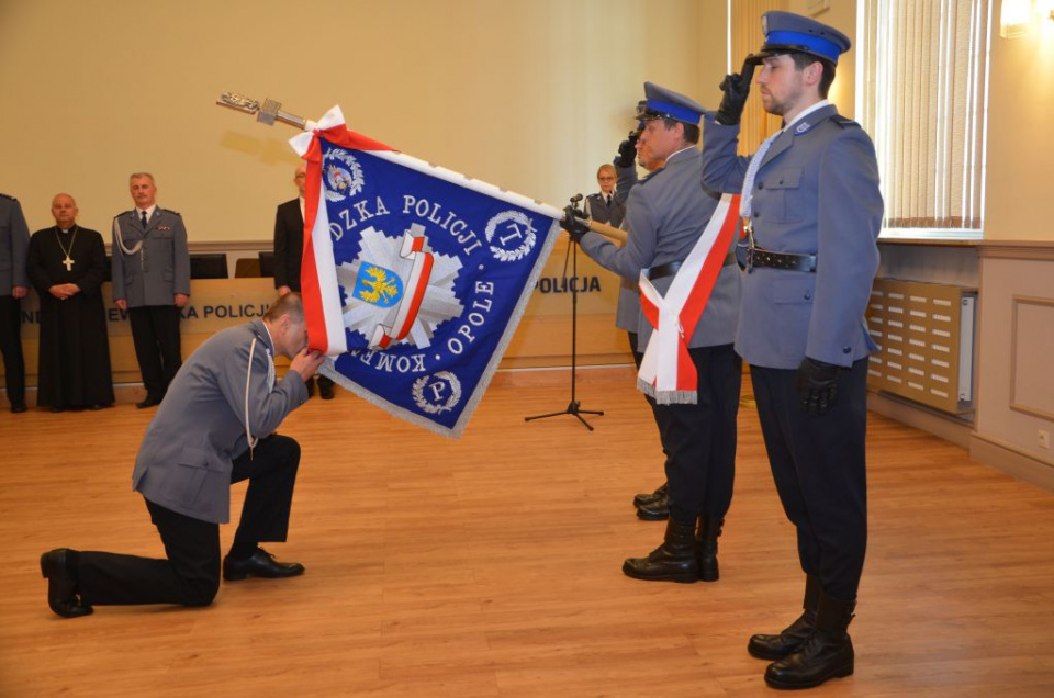 Komendant wojewódzki policji w Opolu Jarosław Kaleta [fot. Piotr Wrona]