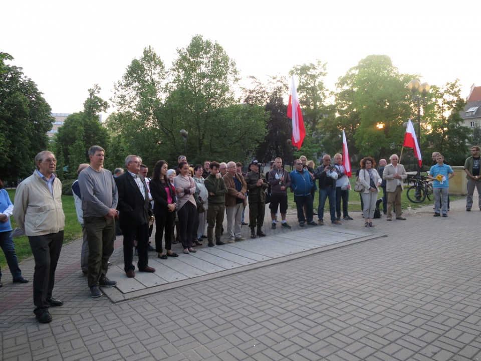 Upamiętnili rotmistrza Pileckiego w Opolu [fot. Monika Pawłowska]