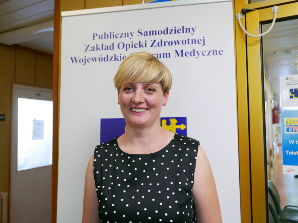 Adriana Mazurkiewicz-Fornalik, rzecznik praw pacjenta WCM w Opolu [fot. Monika Pawłowska]