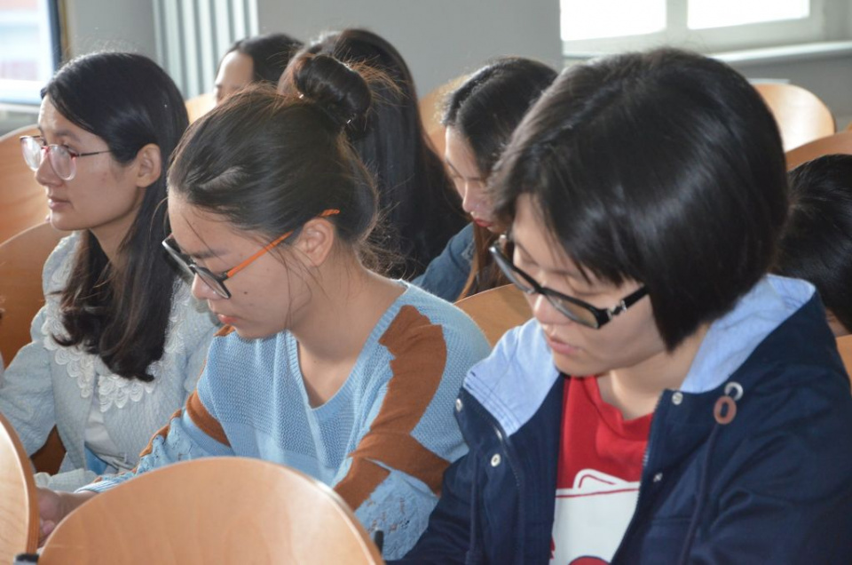 Studenci z chińskiego Uniwersytetu Fujian [fot. Piotr Wrona]