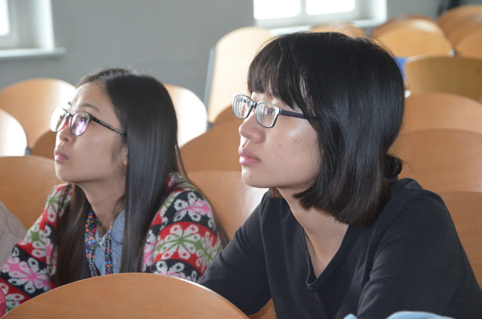 Studenci z chińskiego Uniwersytetu Fujian [fot. Piotr Wrona]
