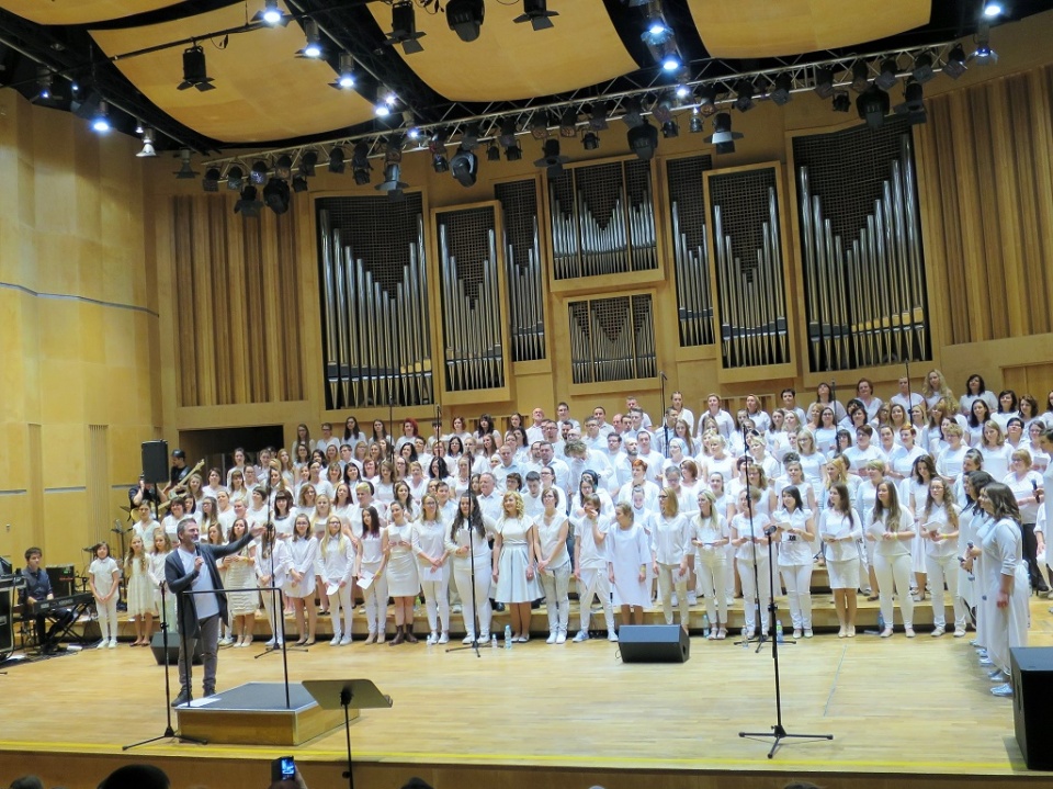 Warsztaty Gospel w Filharmonii Opolskiej w 2019 roku [fot. Mariusz Majeran]