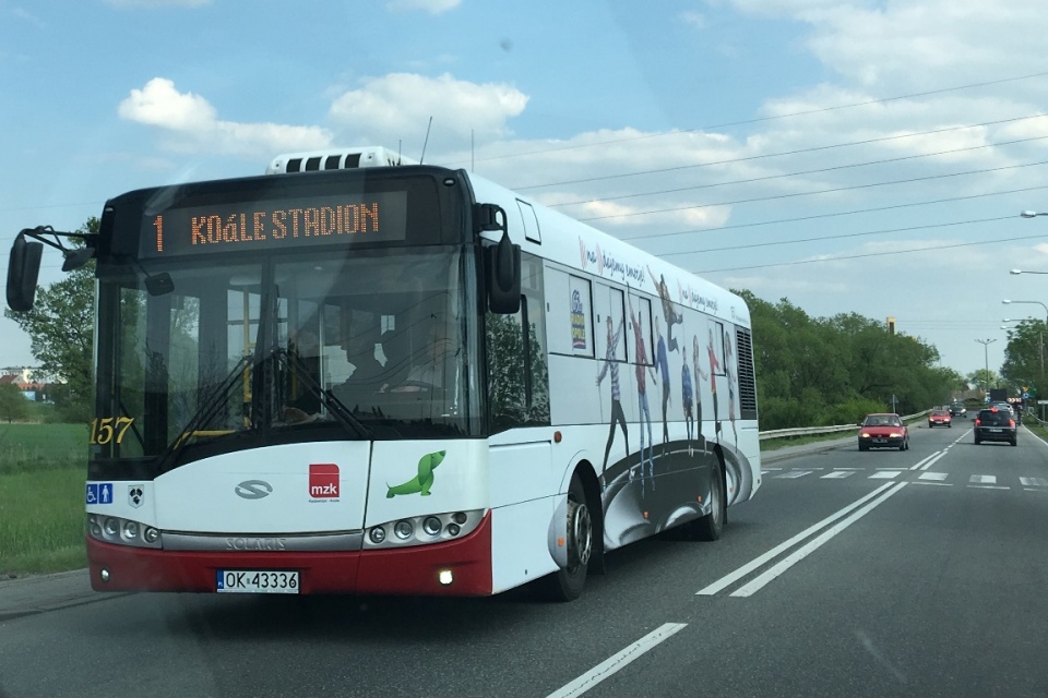 Radiowy autobus MZK w Kędzierzynie-Koźlu [fot. Agnieszka Pospiszyl]