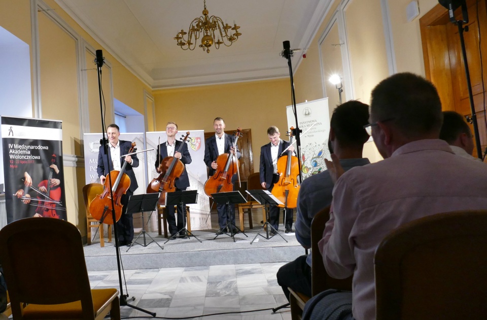 Polish Cello Quartet na koncercie inaugurującym IV MAW © [fot. Małgorzata Ślusarczyk]
