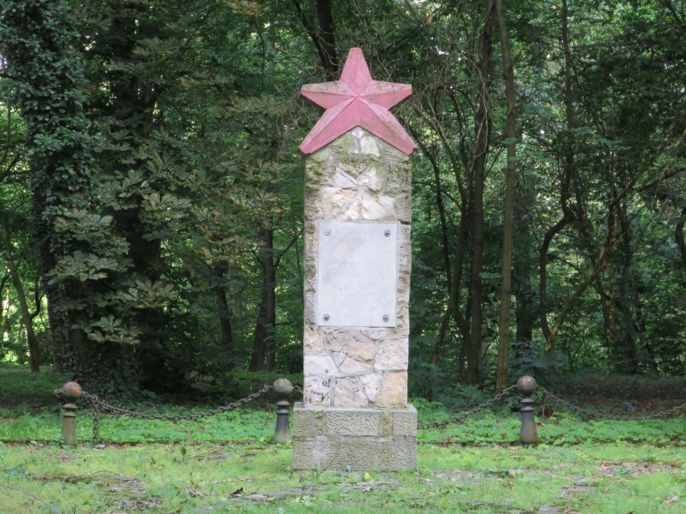 Pomnik wdzięczności Armii Czerwonej w Głogówku [zdj. Jan Poniatyszyn]