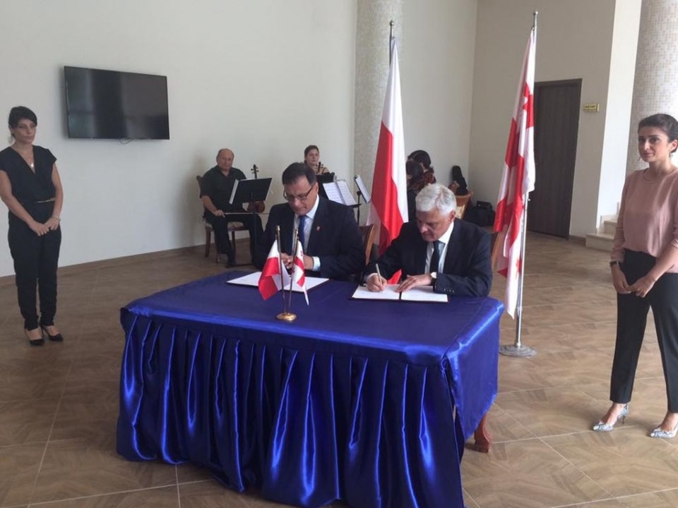 Podpisanie umowy partnerskiej w Batumi [Fot.UM Nysa]