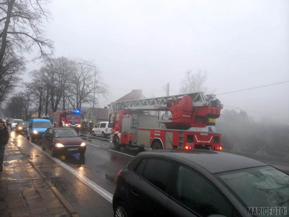 Pożar przy Doroszewskiego w Opolu [fot. Mariusz Materlik]