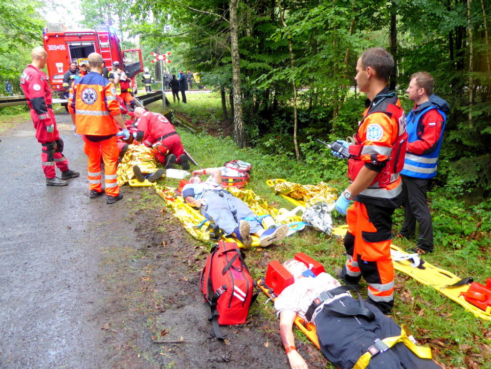 Ćwiczenia służb ratunkowych, zdjęcie ilustracyjne [fot. Witold Wośtak]