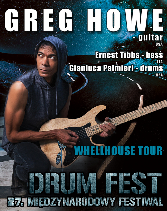 W Opolu 27. Drum Fest zakończy 27 października koncert Grega Howe`a w Stegu Arenie