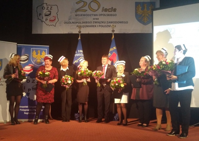 Opolskie pielęgniarki i położne świętowały 20-lecie związków zawodowych