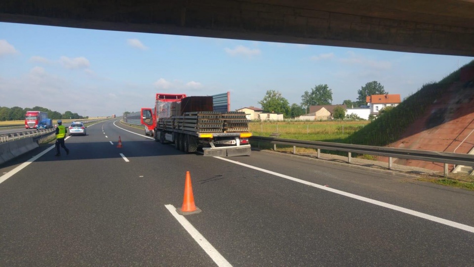 Wypadek na A4. Na wysokości Zakrzowa trasa na Wrocław jest zablokowana [fot. Mario]
