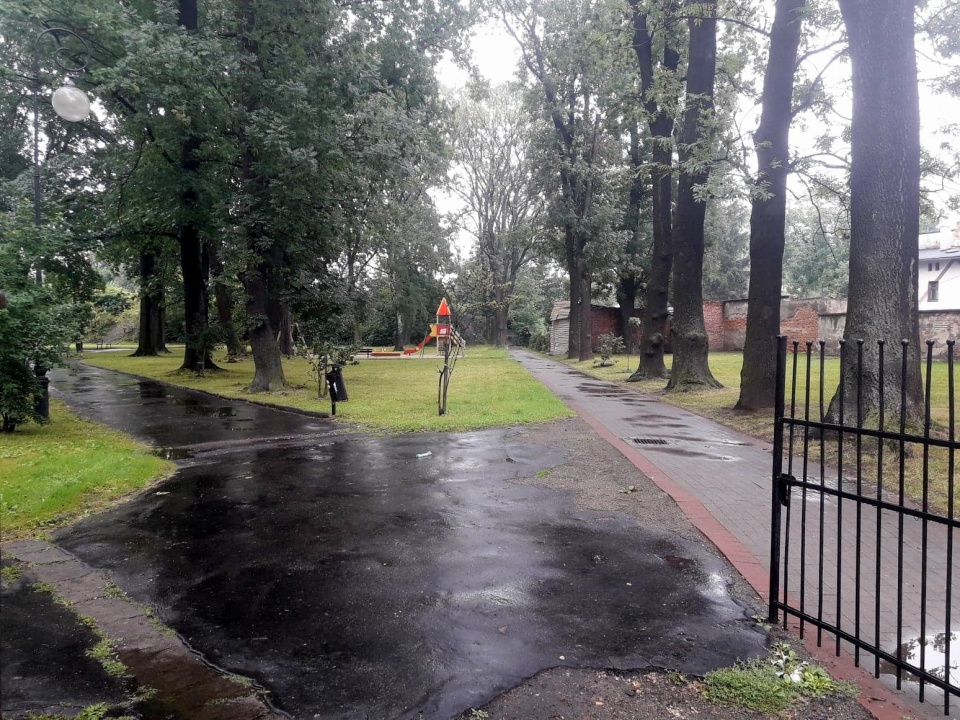 Zapomniany park przy ulicy Skłodowskiej w Głuchołazach w końcu doczeka się rewitalizacji [fot. Wiktoria Palarczyk]
