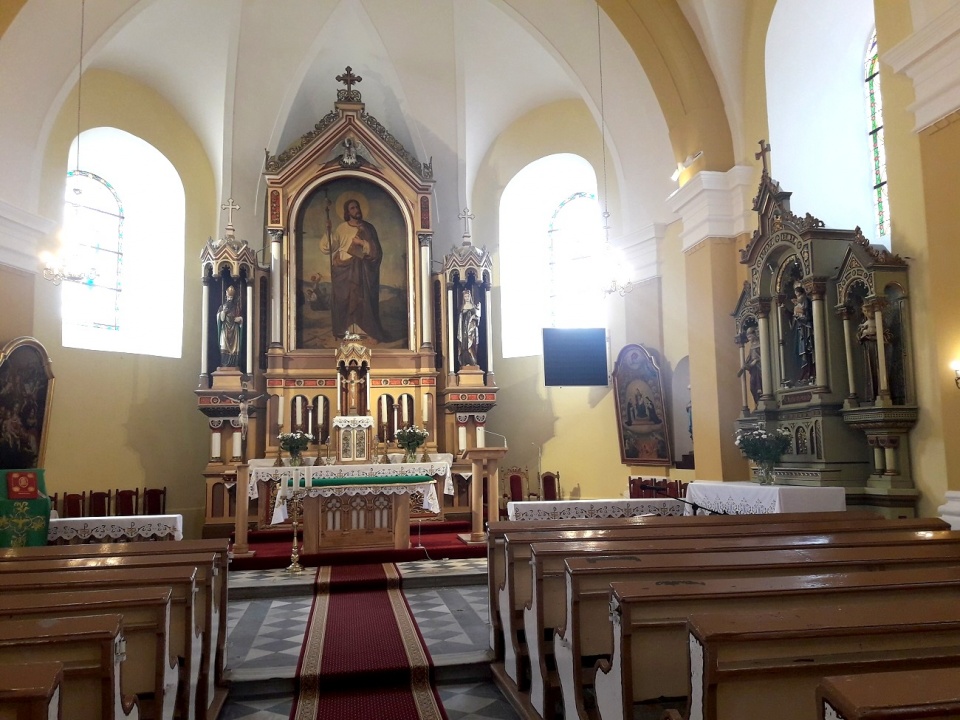 Zabytkowy kościół w Lubrzy coraz piękniejszy [fot. Wiktoria Palarczyk]