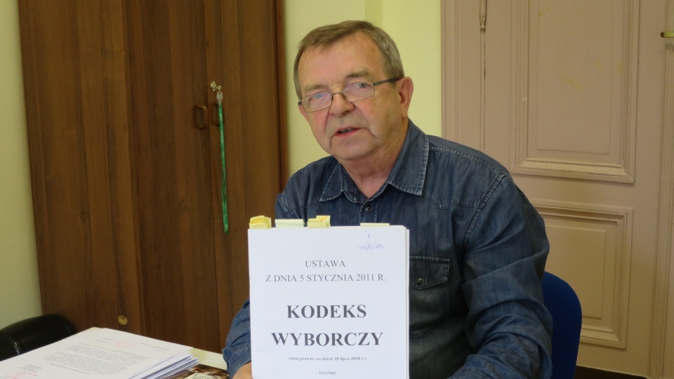 Zbigniew Świercz, przewodniczący Miejskiej Komisji Wyborczej w Prudniku