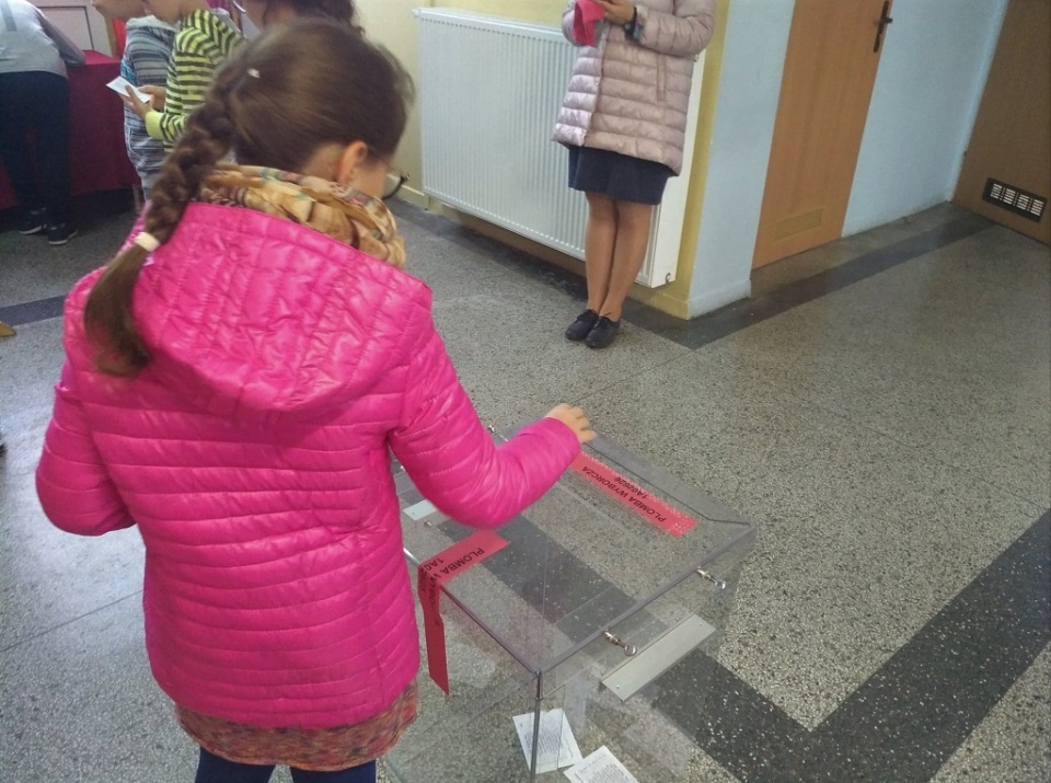 Symulacja wyborów w Publicznej Szkole Podstawowej nr 2 w Opolu [fot. Katarzyna Doros]