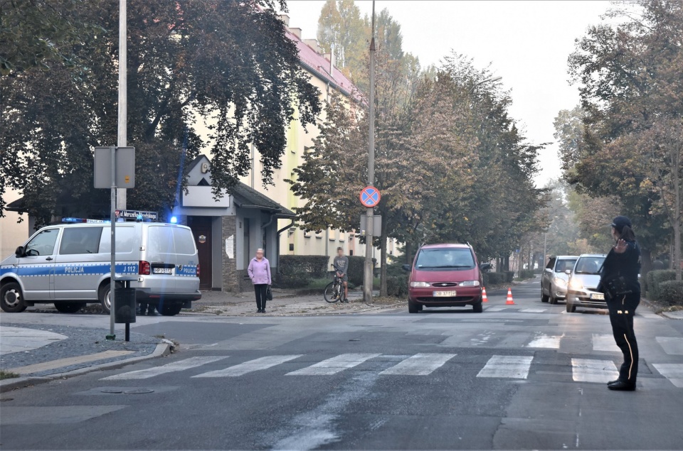 Potrącenie 8-latka w drodze do szkoły [fot. Brzeg24.pl]