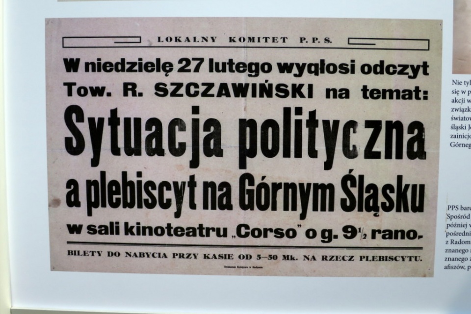 Wystawa "Śląsk był polski - będzie polski" w Archiwum Państwowym w Opolu [fot. Mariusz Majeran]