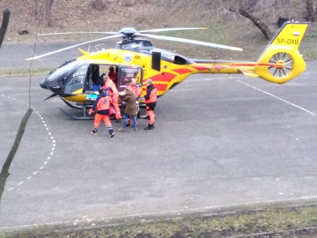 Dziecko poparzyło się w Brzegu. Lądował śmigłowiec LPR