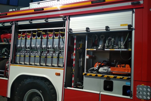 Strażacy opanowali pożar kuchni w miejscowości Kuźniczka w powiecie oleskim