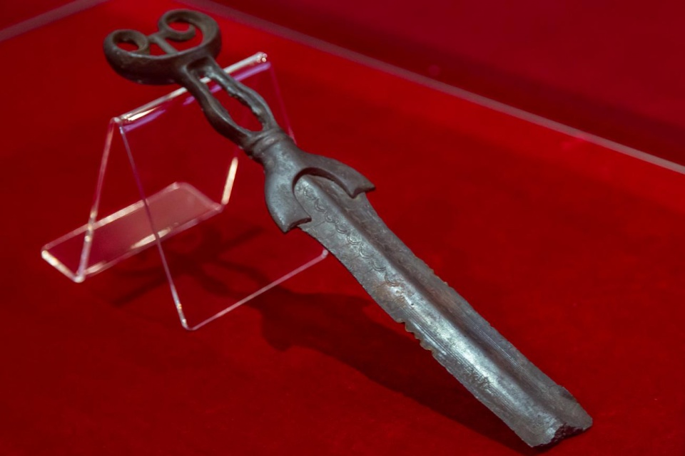 Miecz z Kielczy [fot. Muzeum Górnośląskie w Bytomiu]