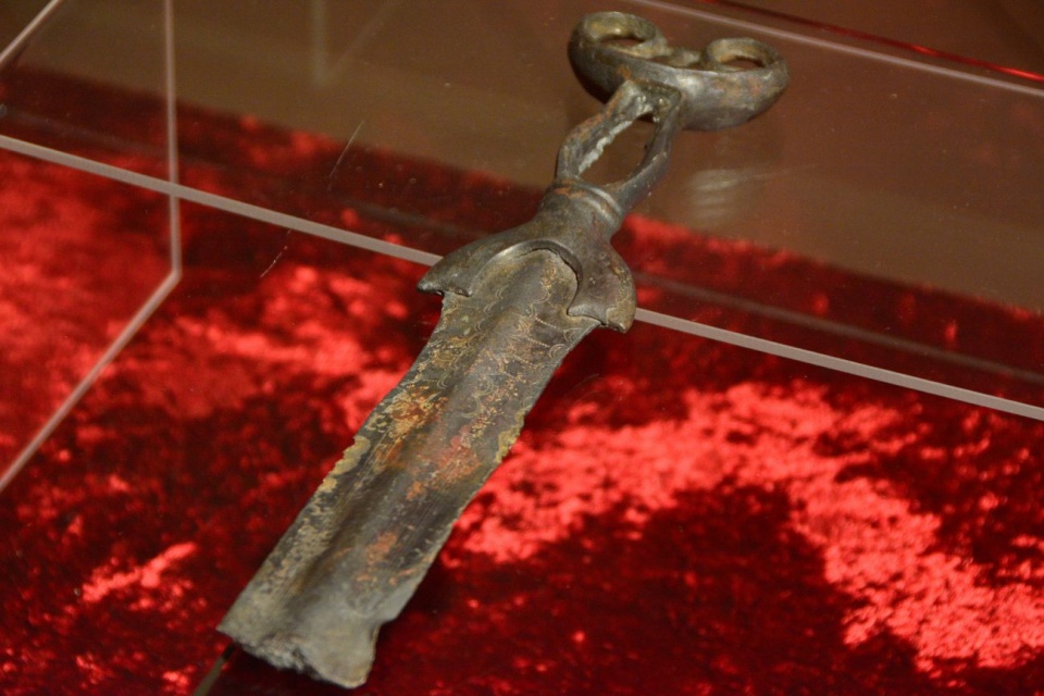 (Nie)znana historia. Miecz z Kielczy, wystawa w nyskim muzeum [fot. Daniel Klimczak]