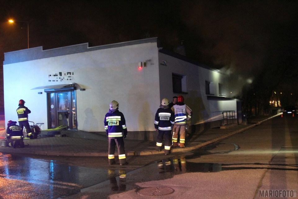 Pożar salonu fryzjerskiego w Opolu [fot. Mario]