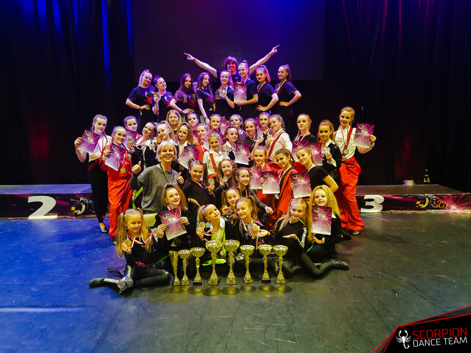 Scorpion Dance Team na krajowych mistrzostwach w Szczecinie [fot.Scorpion Dance Team]
