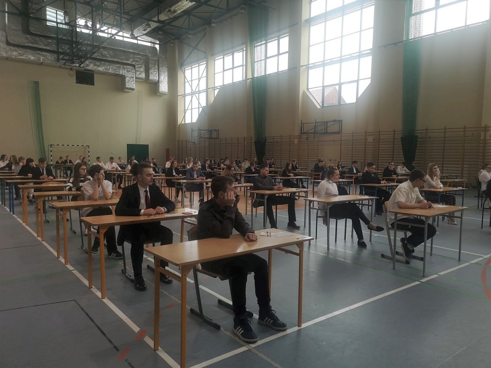 egzamin gimnazjalny w Strzelcach Opolskich [fot. Katarzyna Doros]
