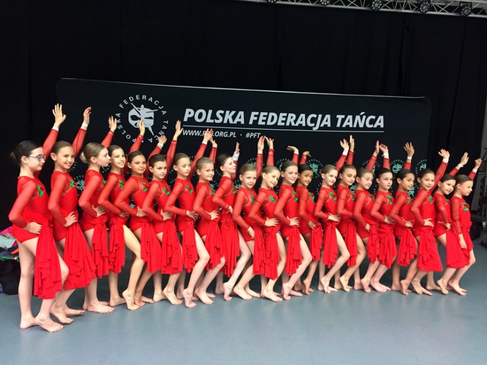 Tancerki Akademii Tańca Ramada w Opolu na Mistrzostwach Polski [fot. Ramada]
