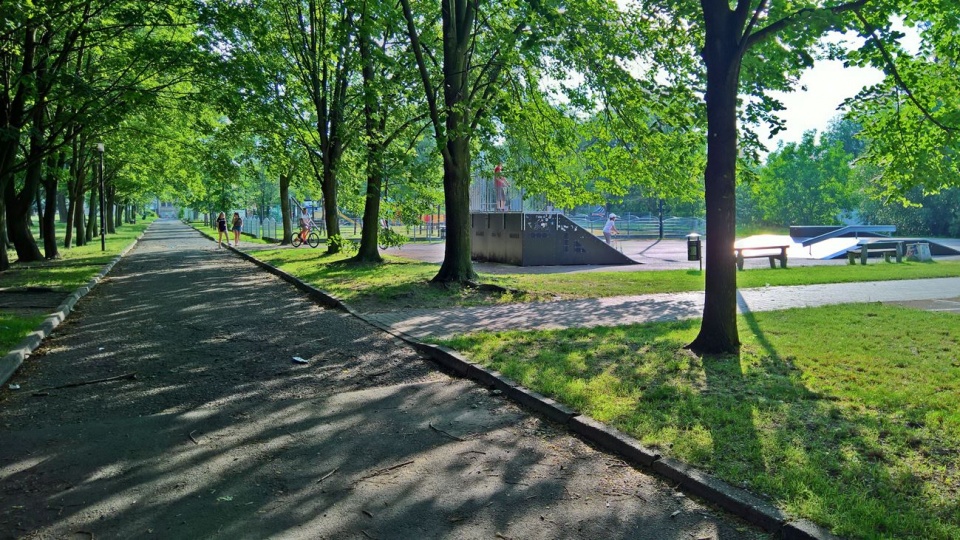 Park przy dawnej cegielni w Grodkowie [fot. Daniel Klimczak]
