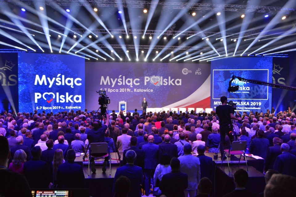 1. dzień konwencji PiS oraz Zjednoczonej Prawicy "Myśląc Polska" w Katowicach [fot. Daniel Klimczak]