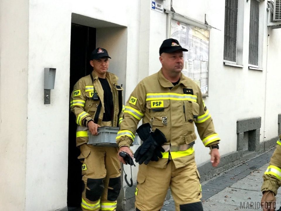 interwencja strażaków w Areszcie Śledczym w Opolu [fot. Mario]