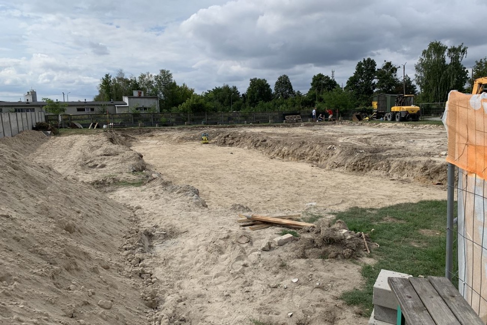 Od niedawna trwa budowa nowego przedszkola w Skarbimierzu [fot. Daniel Klimczak]