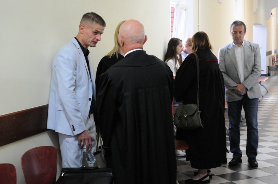 Tomasz Komenda zeznaje przed opolskim sądem. Walczy o pieniądze za niesłuszne 18 lat w więzieniu [fot. Kacper Śnigórski]