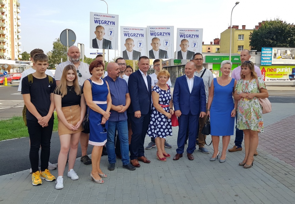 Koalicja Obywatelska rozpoczęła kampanię wyborczą w Kędzierzynie-Koźlu [fot. A. Pospiszyl]
