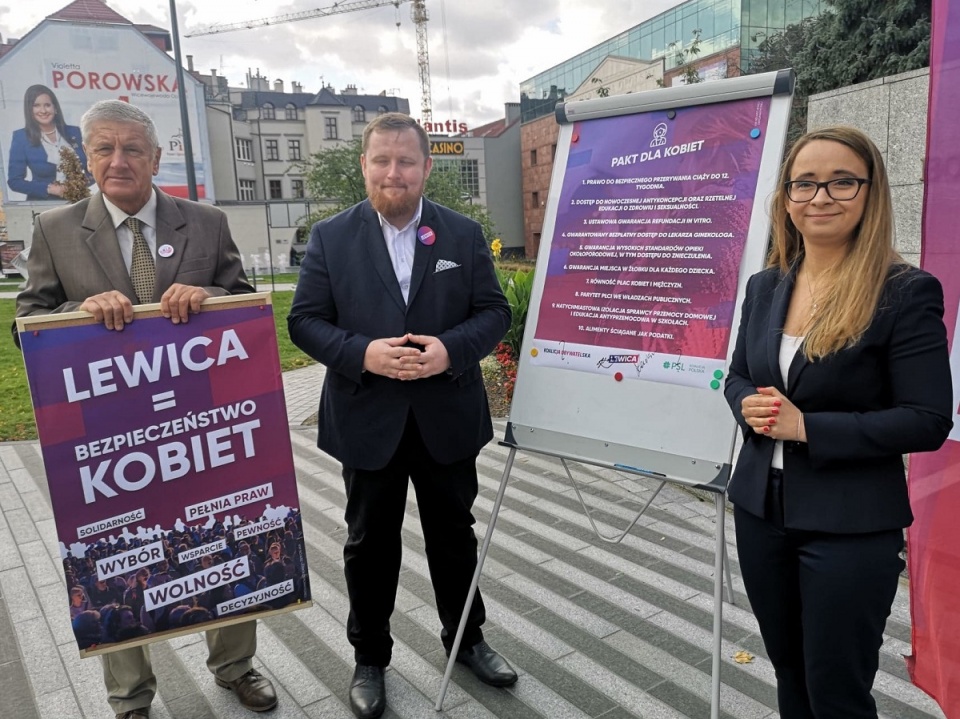 Lewica przedstawiła "Pakt dla kobiet" i apeluje do opozycji [fot. Katarzyna Doros]