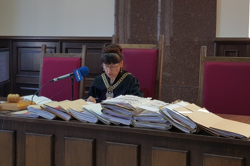 Sędzia Małgorzata Kalemba odczutyje akt oskarżenia [fot. A. Pospiszyl]
