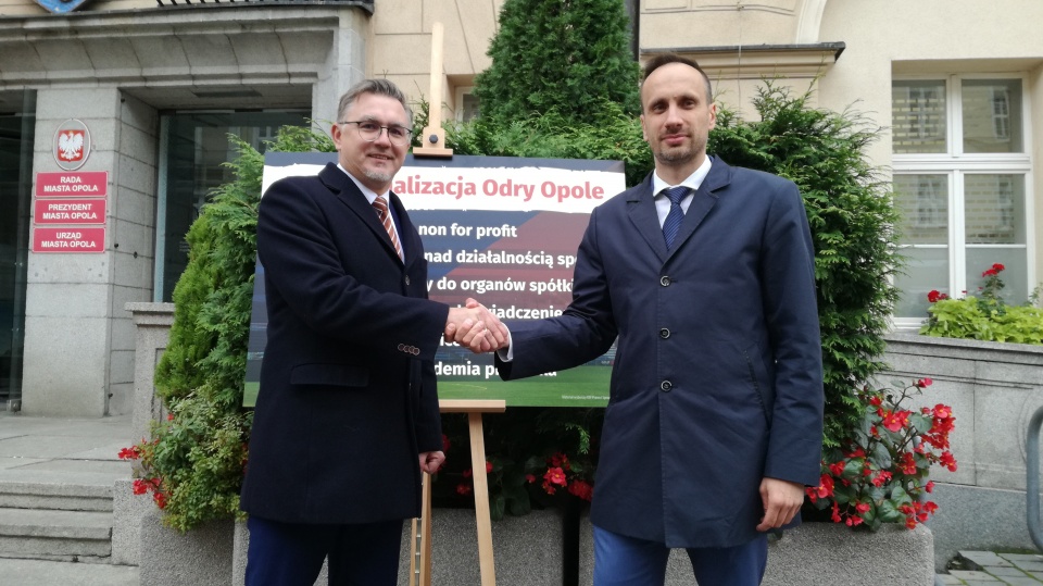 Janusz Kowalski; Odra Opole ma być spółka akcyjną, ale non profit [fot.P.Wójtowicz]
