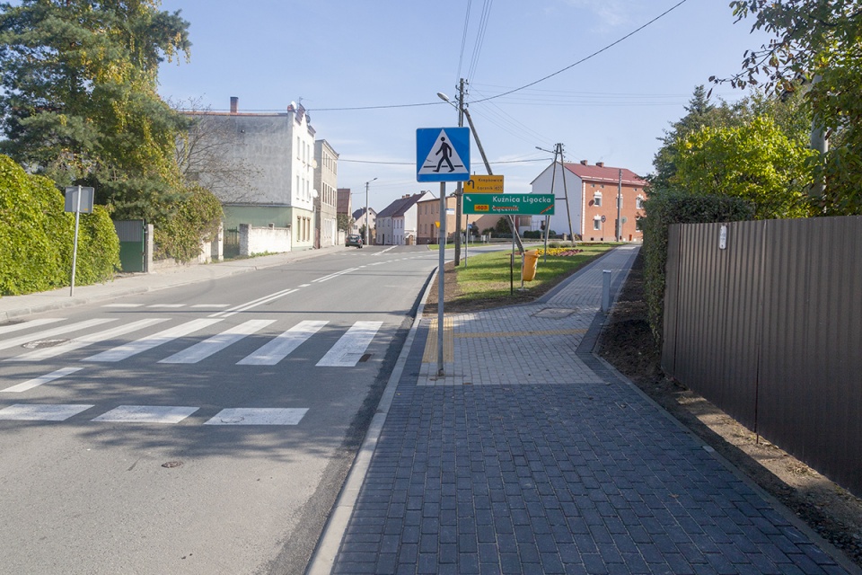 Nowy chodnik (fot ZDW w Opolu)