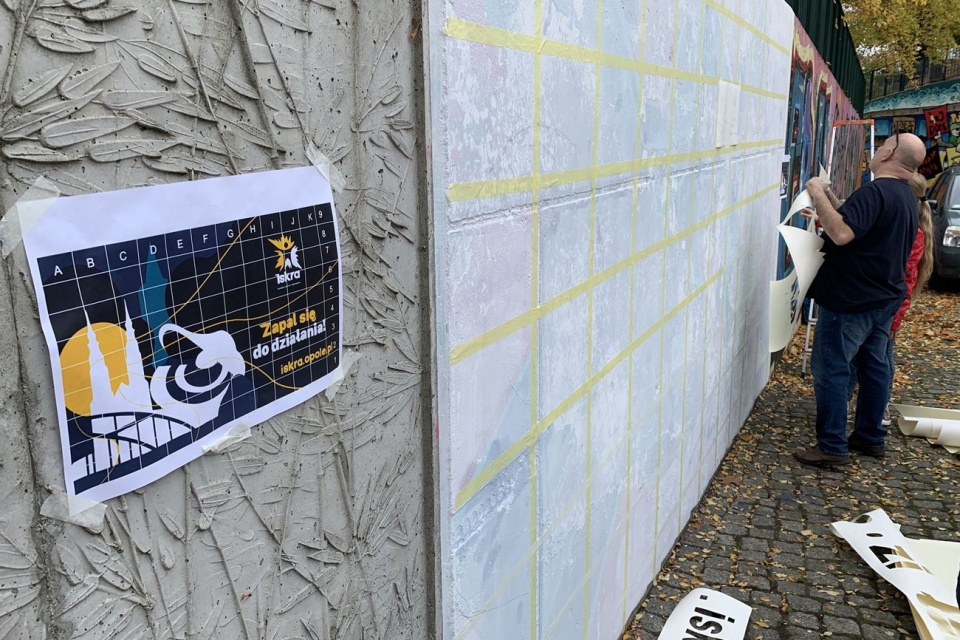 W Opolu powstaje mural promujący wolontariat [fot. Daniel Klimczak]