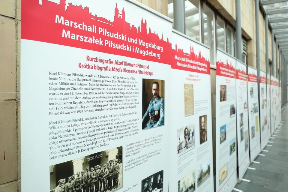 „Marszałek Józef Piłsudski i Magdeburg” to tytuł wystawy ukazującej życie polityka w czasie jego uwięzienia. [fot.P.Wójtowicz]