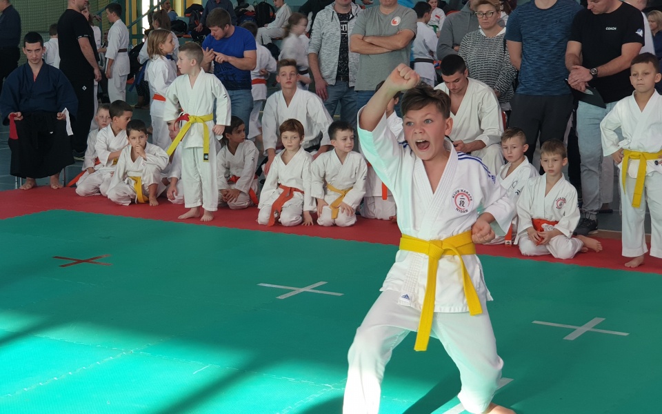 Opolska Liga Karate - Turniej o Puchar Burmistrza Kluczborka [fot.Mariusz Studzienny]