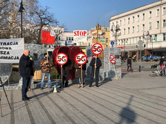 Opole: protest przeciwko technologii 5G