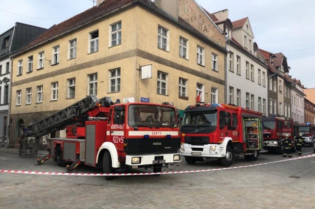 Kędzierzyn-Koźle: pożar w piwnicy. Konieczna była ewakuacja mieszkańców budynku